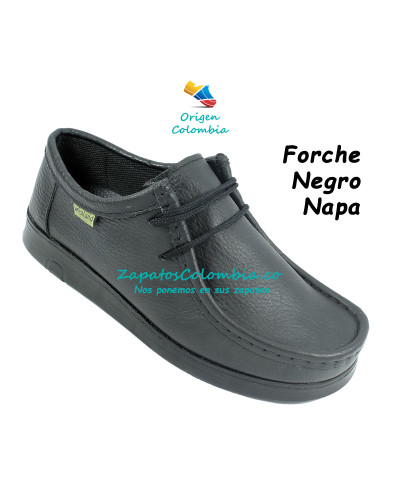 Zapatos Forche, Abuelos Clásicos, Westland. Cuero Liso Negro 0007-4001. Unisex.
