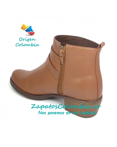 Bota en Cuero, Moderna y tradicional 2523-0967 Miel