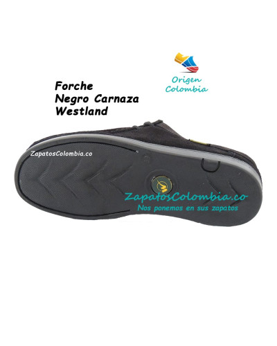 Zapatos Forche, Abuelos Clásicos Westland Negros 0007-6001. Unisex.