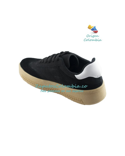 Tenis para Dama. Uso cotidiano de indumentaria informal o deportiva - 0402 Negro