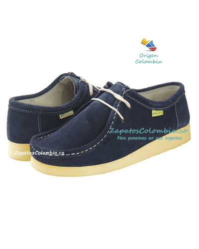 Forche Westland Unisex o Abuelos Clásicos color Azul. Zapato para uso cotidiano.