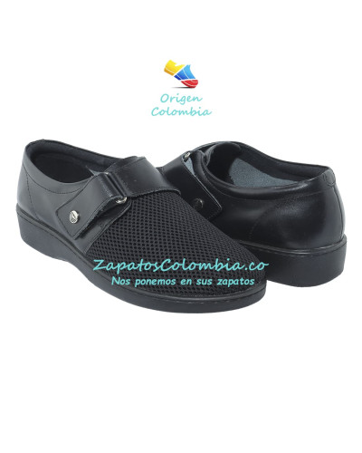 Calzado especial para pies con juanetes. Rómulo 0206-2743 Negro