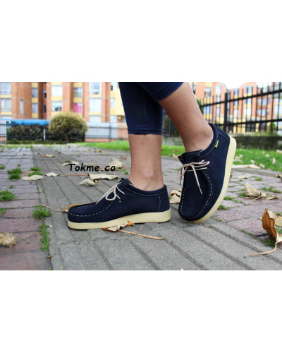 Forche Westland Unisex o Abuelos Clásicos color Azul. Zapato para uso cotidiano.