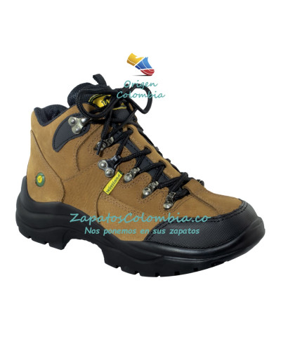 Bota Westland Hiking, Cuero Avellana 9001-3004. Ergonómica en Poliuretano.