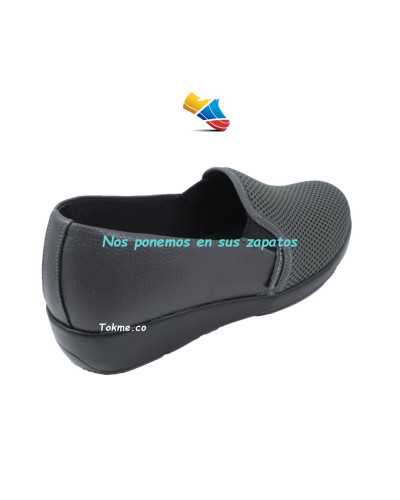 Calzado mocasín Dama, para sus pies que merecen mimos, cuidado que enamora. 6525 Gris