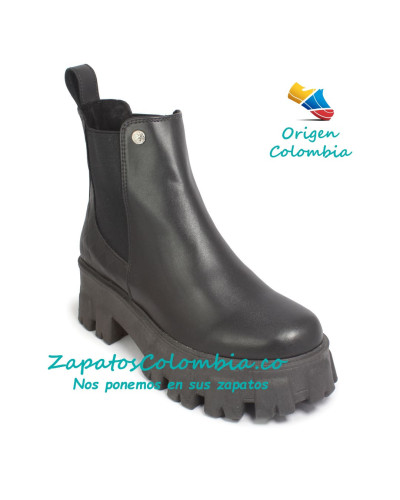 Bota Moderna para Dama, Chelsea 2520-1024 Negro