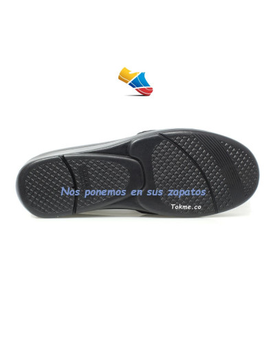 Zapatos suaves Dama para pies sensibles, zapatos sin costuras en una horma amplia 6525 Negro
