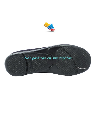 Botines Suaves para Dama, diseñados para consentir pies únicos como los suyos 6541 Azul