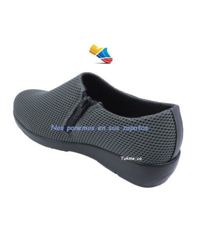 Calzado Suave Dama, cómodos para caminar, ligeros y flexibles 6541 Gris