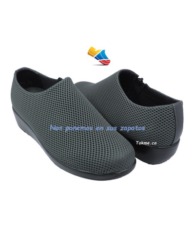 Calzado Suave Dama, cómodos para caminar, ligeros y flexibles 6541 Gris