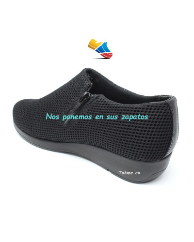 Botines Suave Dama. Comodidad poderosa, sus pies lo agradecerán... 6541 Negro