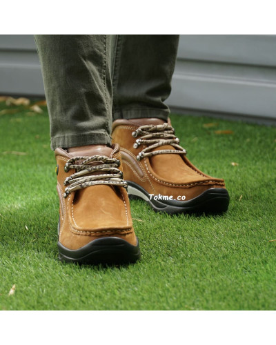Bota Westland Climbing. Usa cuero, Botas para hombres con carácter. 7507-8004 Avellana
