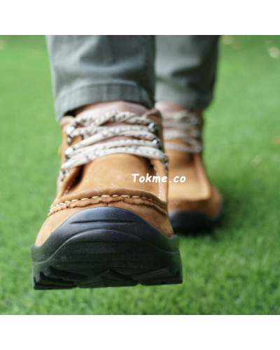 Bota Westland Climbing. Usa cuero, Botas para hombres con carácter. 7507-8004 Avellana