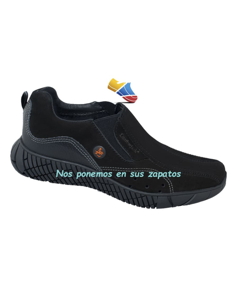 Zapato Trek Lumberjack.  Nobuk 0979-3001 Negro