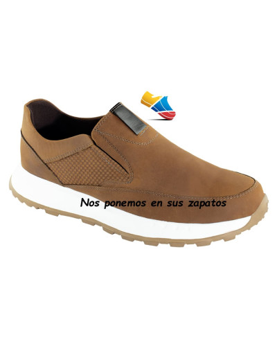 Zapatos Slip On  (Calce suave) para hombre – Confort Ejecutivo  0501-2213 Miel