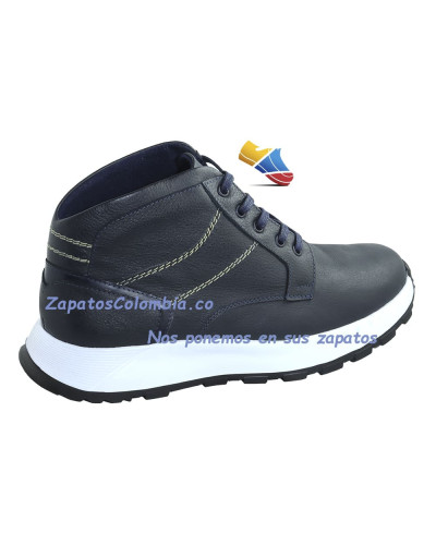Zapatillas Urbanas - Botas Derby: Estructura elegante + suela deportiva 0502-2225 Azul
