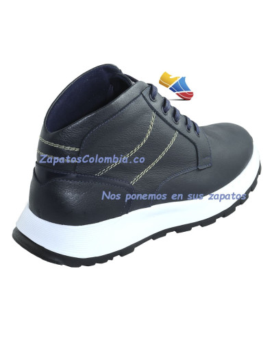 Zapatillas Urbanas - Botas Derby: Estructura elegante + suela deportiva 0502-2225 Azul