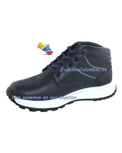 Zapatillas Urbanas - Botas Derby: Estructura elegante + suela deportiva 0502-2225 Azul