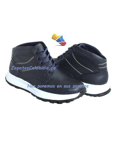 Zapatillas Urbanas - Botas Derby: Estructura elegante + suela deportiva 0502-2225 Azul