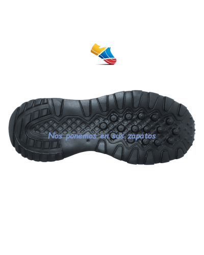 Zapatos  Calce fácil Hombre.  Smart Casual en cuero Slip On – Zapatilla de Vestir 0501-2213 Azul