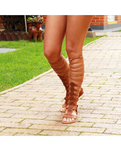 Sandalias Romanas para Dama, 2402 Miel