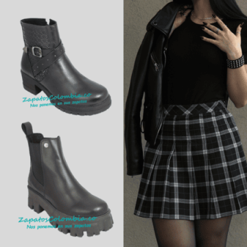 Botas en Cuero para Dama
