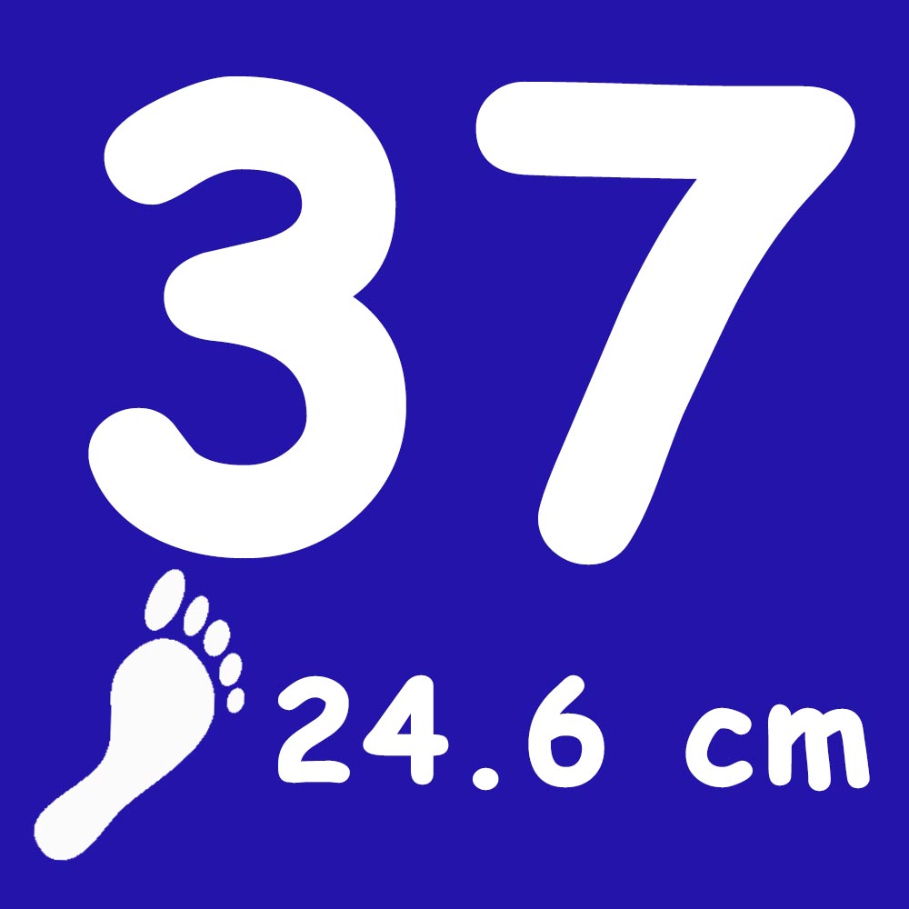 Talla 37 medida en cm del pie