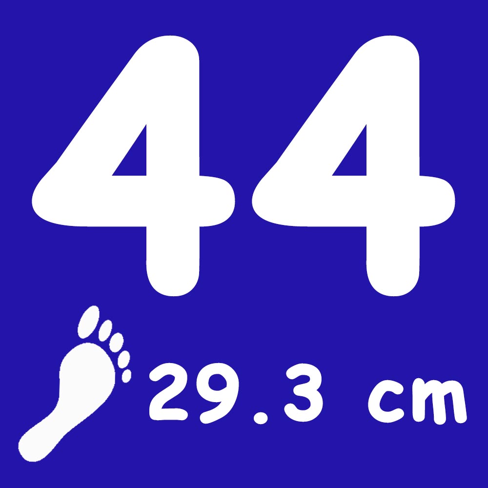Talla 44 medida en cm del pie