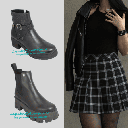 Botas en Cuero para Dama